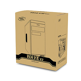 Компьютерный корпус Deepcool WAVE V2 без Б/П 2-001574 WAVE V2 DP-MATX-DPWAVE2, фото 2