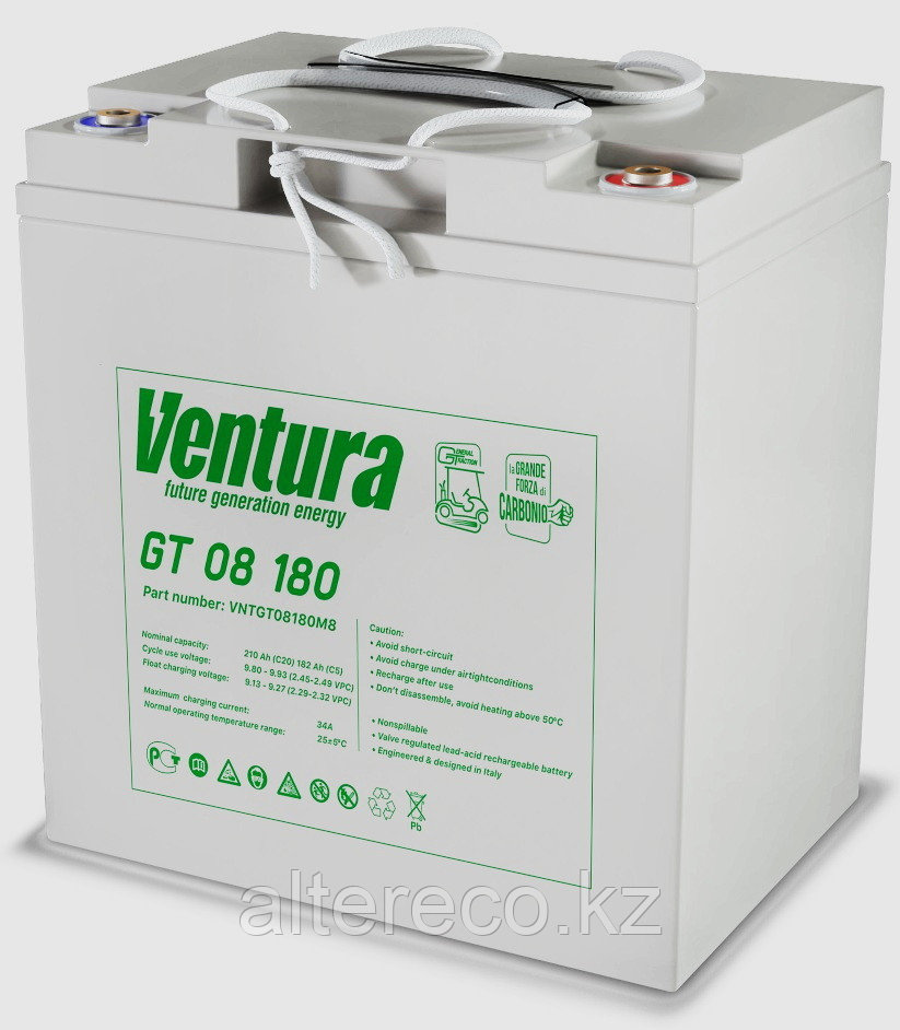 Тяговый аккумулятор Ventura GT 08 180 8В, 190/212Ач) - фото 1 - id-p111972914