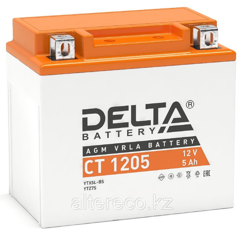 Аккумулятор Delta CT1205 (12В, 5Ач)