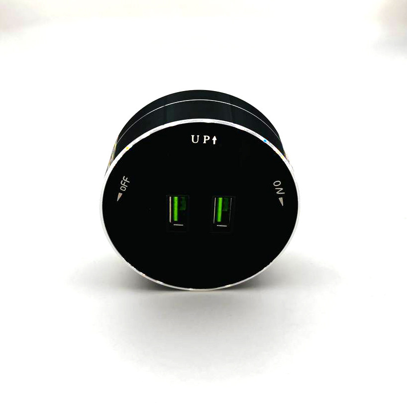 Трековая розетка USB черная