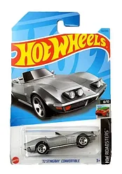 Hot Wheels Модель Stingray Convertible '72, серый