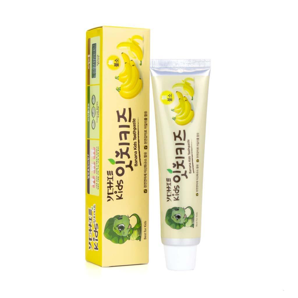 Детская зубная паста со вкусом банана Ychie Banana Kids Toothpaste 75 гр