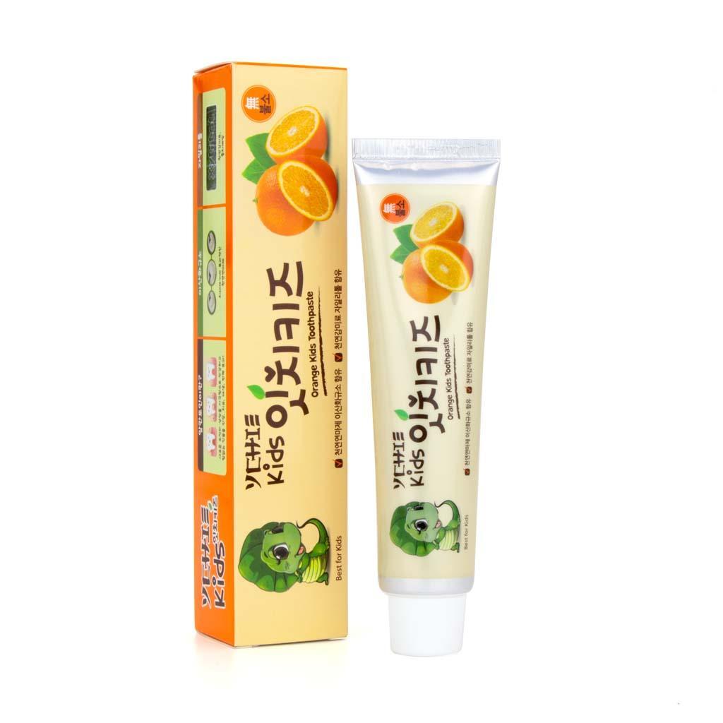 Детская зубная паста со вкусом апельсина Ychie Orange Kids Toothpaste 75 гр - фото 1 - id-p111992090