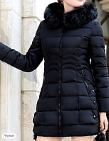 Женская куртка зимняя черный