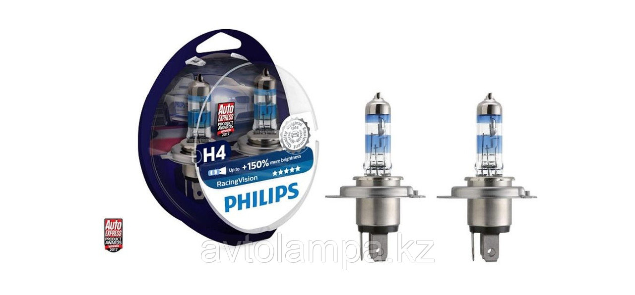 12342 Philips H4 12V Racing Vision, фото 1