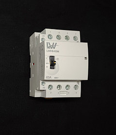 Контактор модульный с ручным управлением 4NO LWH8-63M