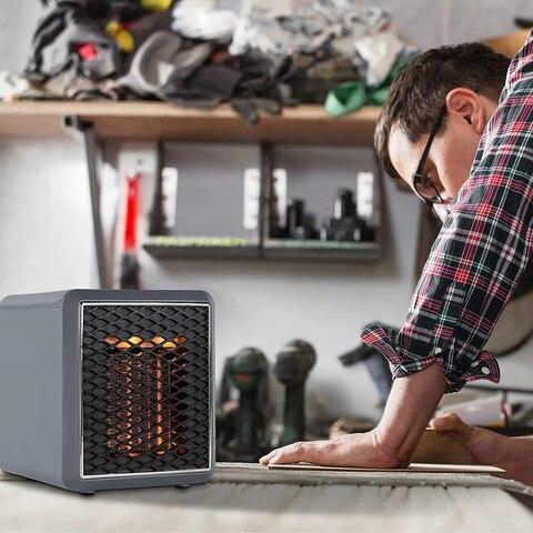 Обогреватель-тепловентилятор настольный керамический с ночником Handy Heater Pure Warmt 1500W - фото 7 - id-p111994766