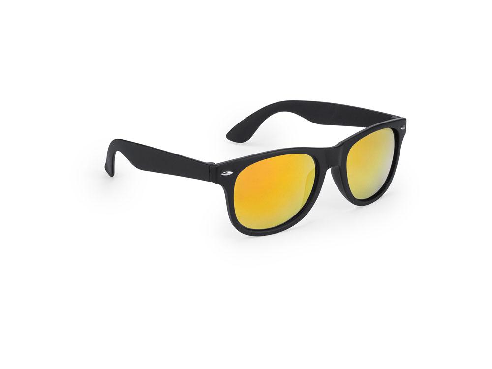 Солнцезащитные очки CIRO с зеркальными линзами, черный/апельсин - фото 2 - id-p111995053