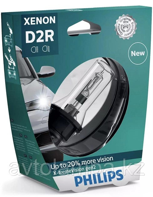 PHILIPS D2R X-Treme Vision 85V 35W 85126 S1 +20% - фото 1 - id-p79675753