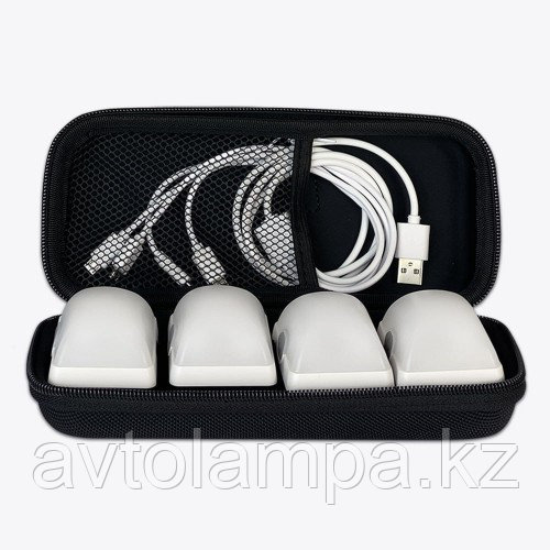 Набор из 4 шт двухцветных светодиодных фонарей U-Lite™, со встроенной литиевой батареей