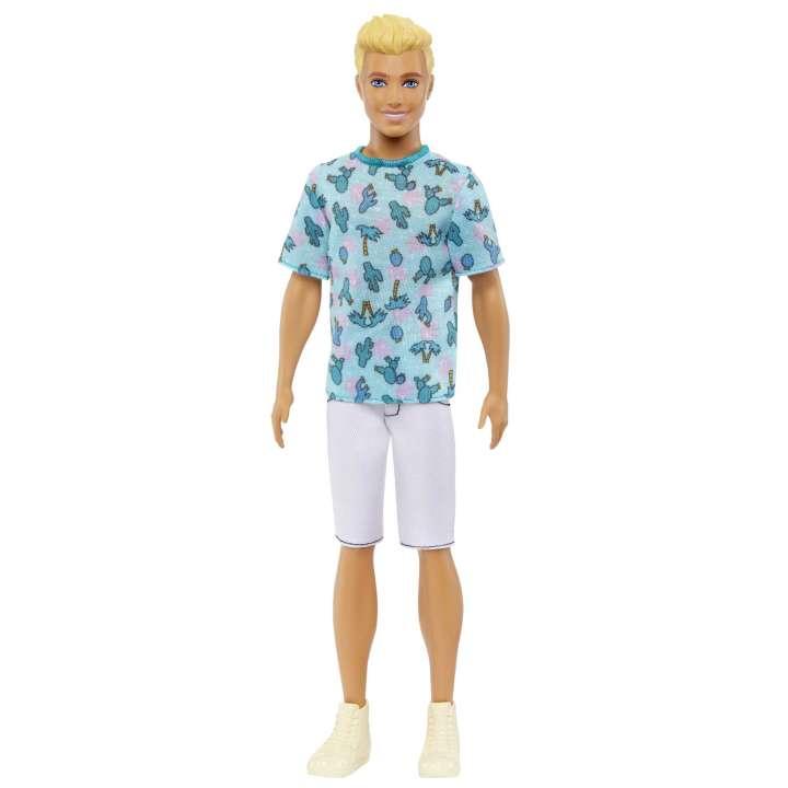 Barbie Кукла Кен в гавайской футболке футболке и белых шортах - фото 4 - id-p111996679