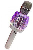 Дауысты згерту және жарық музыкасы бар USB кірісі бар сымсыз Bluetooth караоке микрофоны Q101