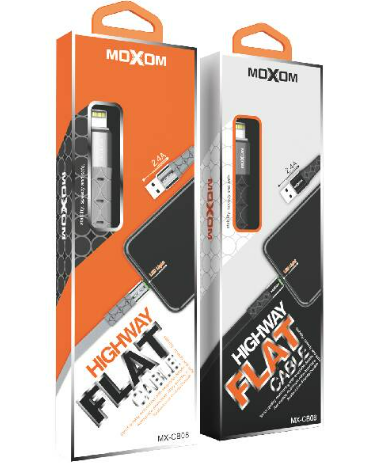 Зарядный USB кабель Type-c длина 1 метр Moxom QC 3.0 серый