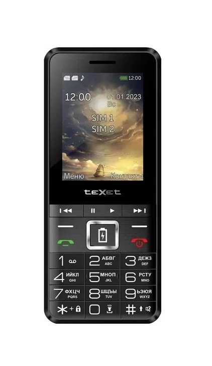 Мобильный телефон Texet TM-D215 красный