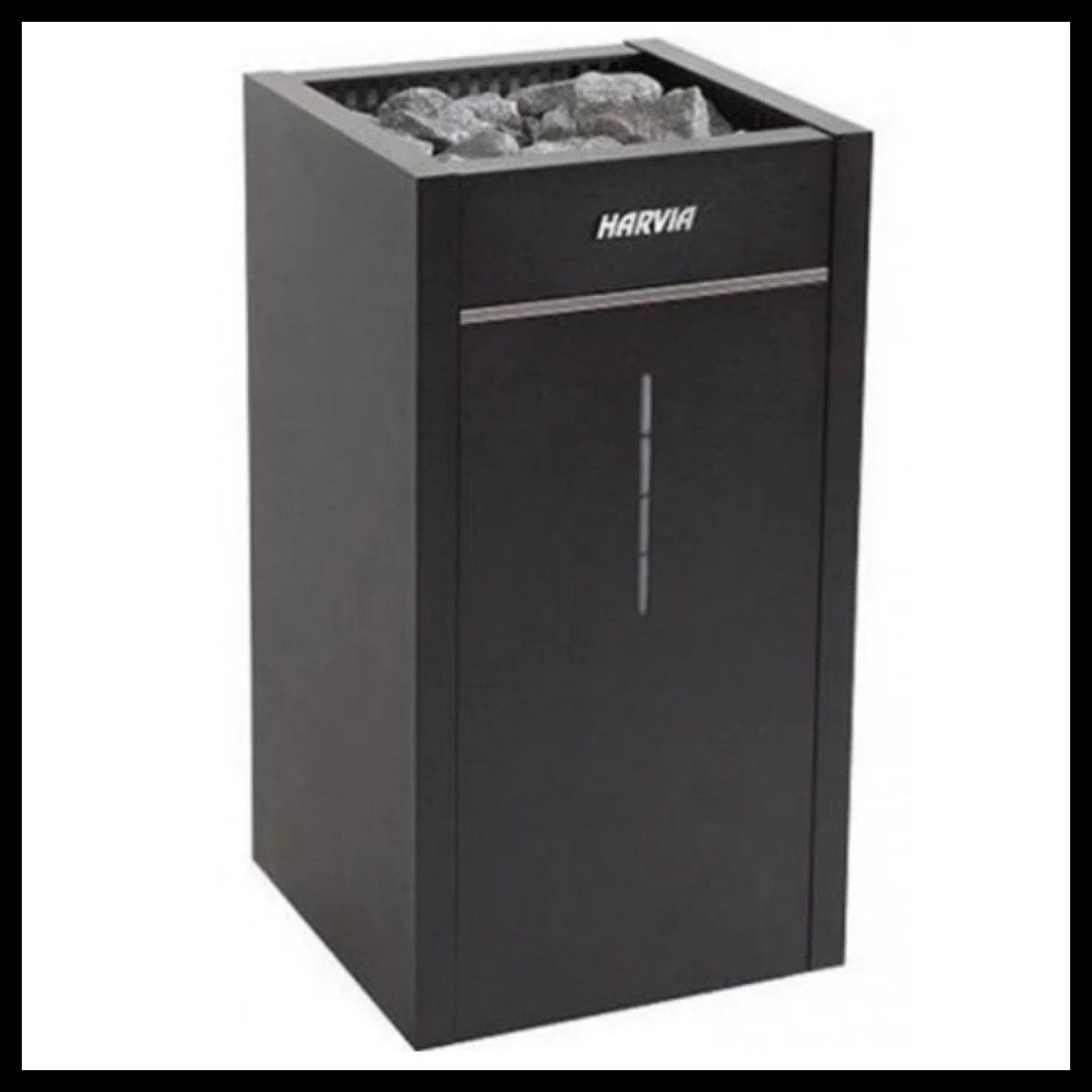 Электрическая печь Harvia Virta Combi HL90S Auto Black (с парообразователем, под выносной пульт управления), фото 1