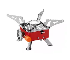 Портативная складная газовая горелка, туристическая плита примус с пьезоподжигом Kovar K-202, 2800W