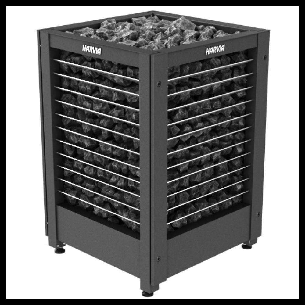 Электрическая печь для сауны Harvia Modulo MD1604G Black (под выносной пульт управления, мощность = 15,8 кВт) - фото 1 - id-p106804333