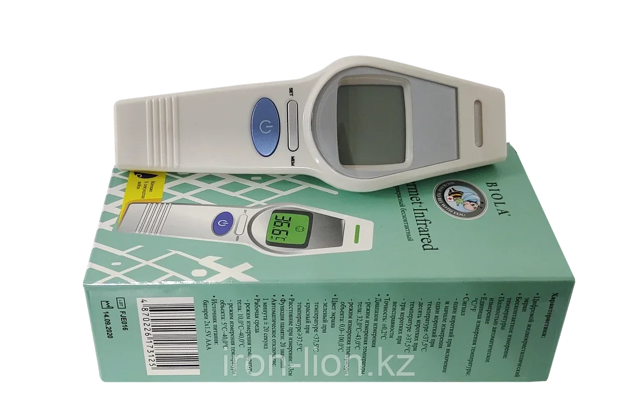 Термометр бесконтактный медицинский Biothermet Infrared - фото 4 - id-p111180358