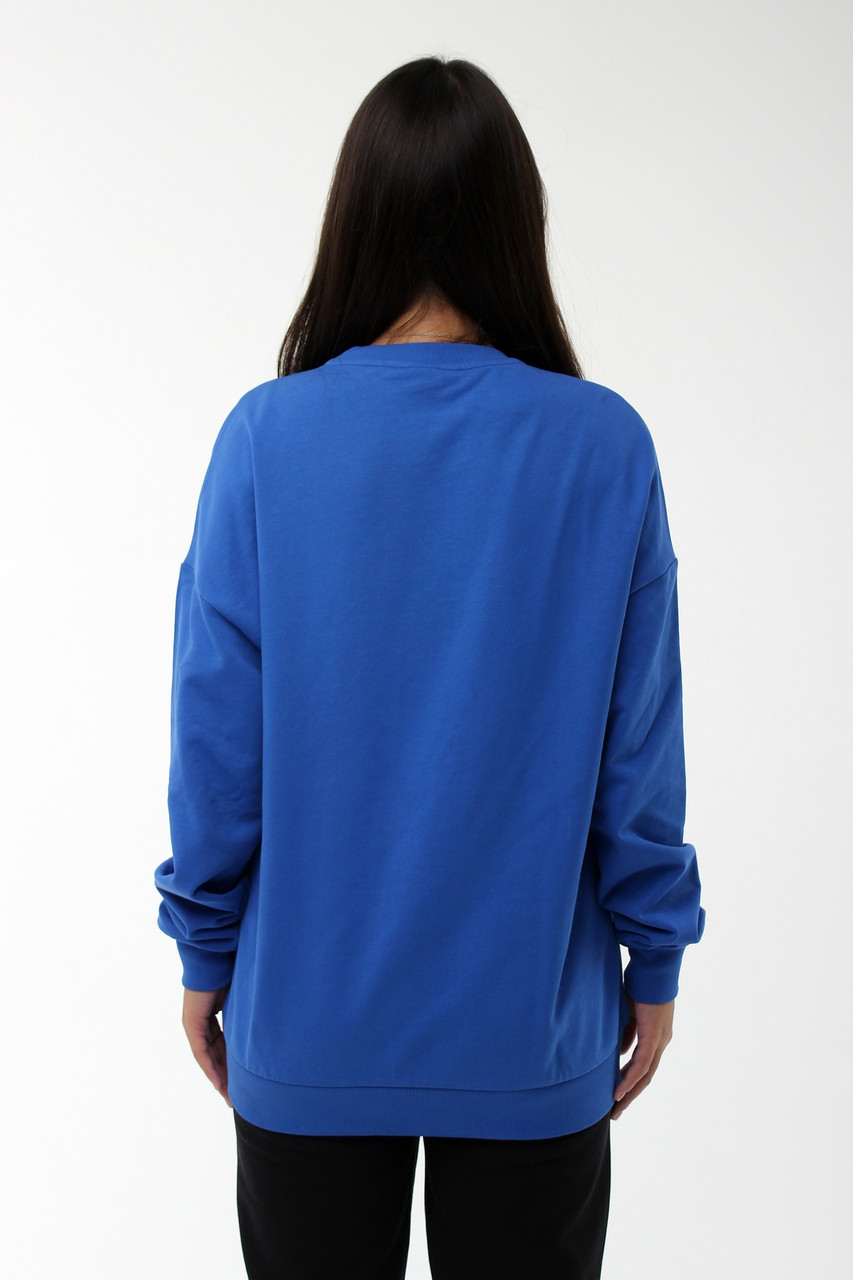 Свитшот Oversize Unisex ярко-синий - фото 6 - id-p112012176