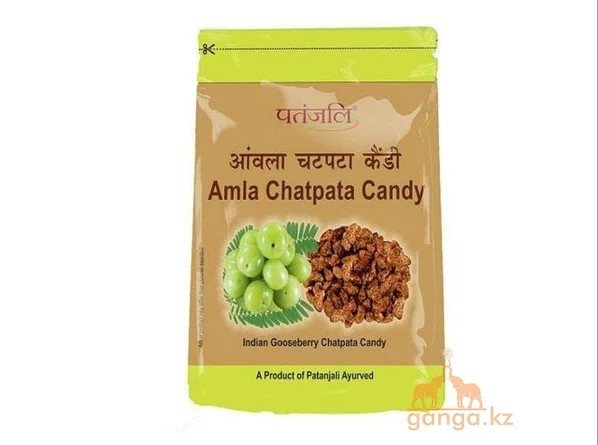 Амла Засахаренная со специями (Amla Chatpata Candy PATANJALI), 250 гр