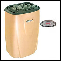 Электрическая печь для сауны Harvia Moderna V80E Champagne (выносной пульт в комплекте, мощность = 8 кВт)