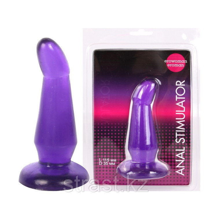Стимулятор анальный ANAL STIMULATOR (втулка) L 115 мм D 35 мм цвет фиолетовый, фото 1