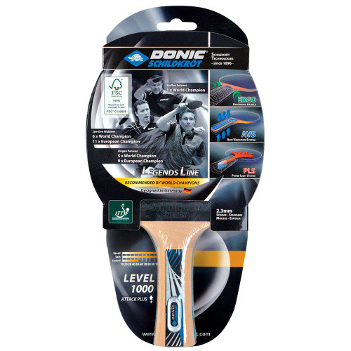Ракетка для настольного тенниса Donic Schildkrot Legends 1000 - фото 1 - id-p112015183