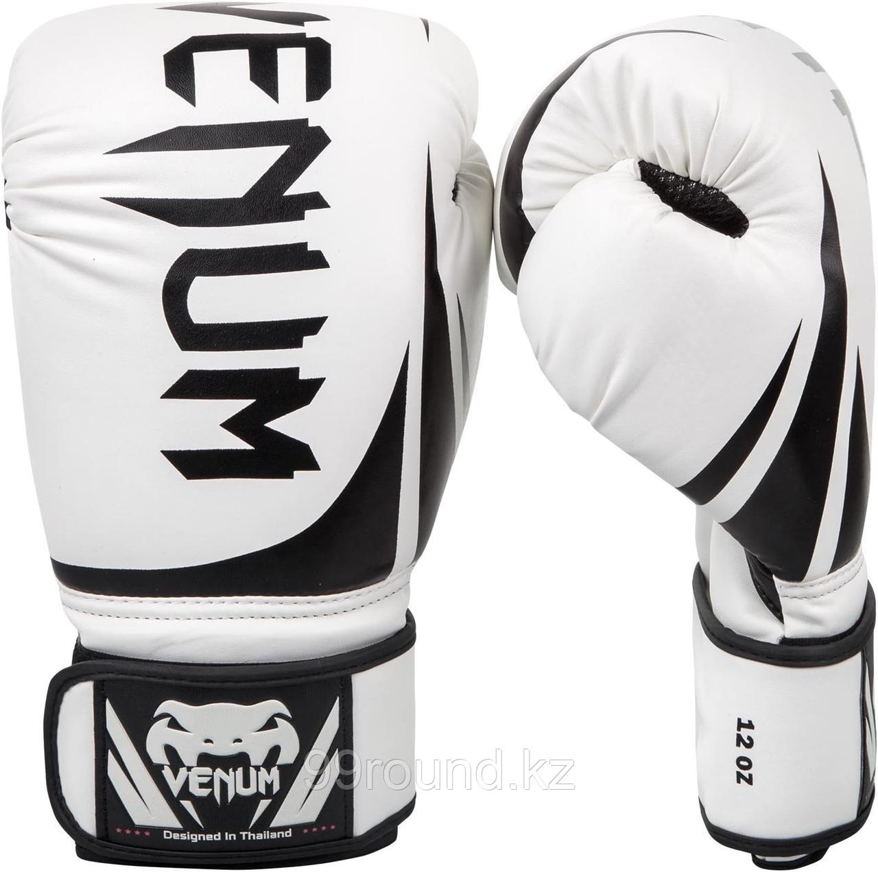 Боксерские перчатки Venum Challenger 2.0 WH/BLK - 10 Oz, фото 1