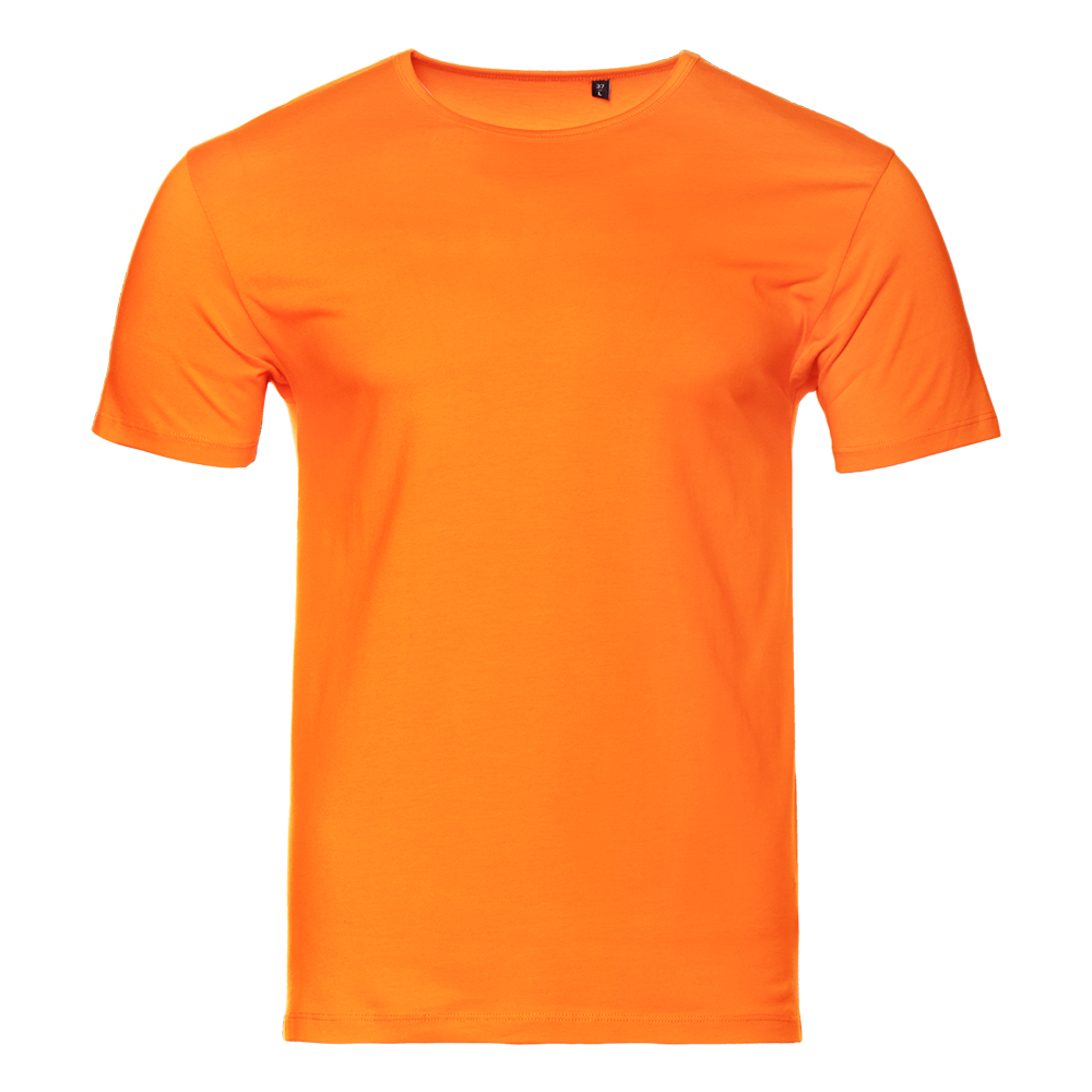 Футболка мужская STAN хлопок/эластан  180,37, Оранжевый (28) (52/XL)