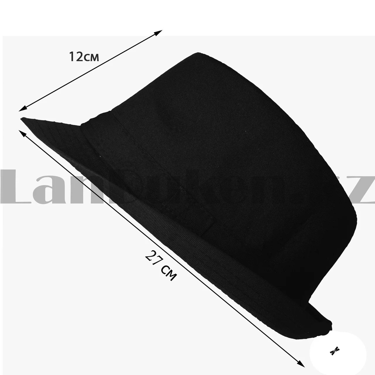 Шляпа трилби на вечеринку черная - фото 2 - id-p112016951