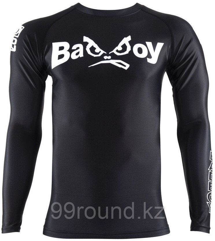 Рашгард с длинным рукавом Bad Boy 6665 Retro BLK/WH - XXL