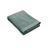 Банное полотенце Ukiyo Sakura из хлопка AWARE™, 500 г/м², 70x140 см, зеленый; , Длина 140 см., ширина 70 см.,