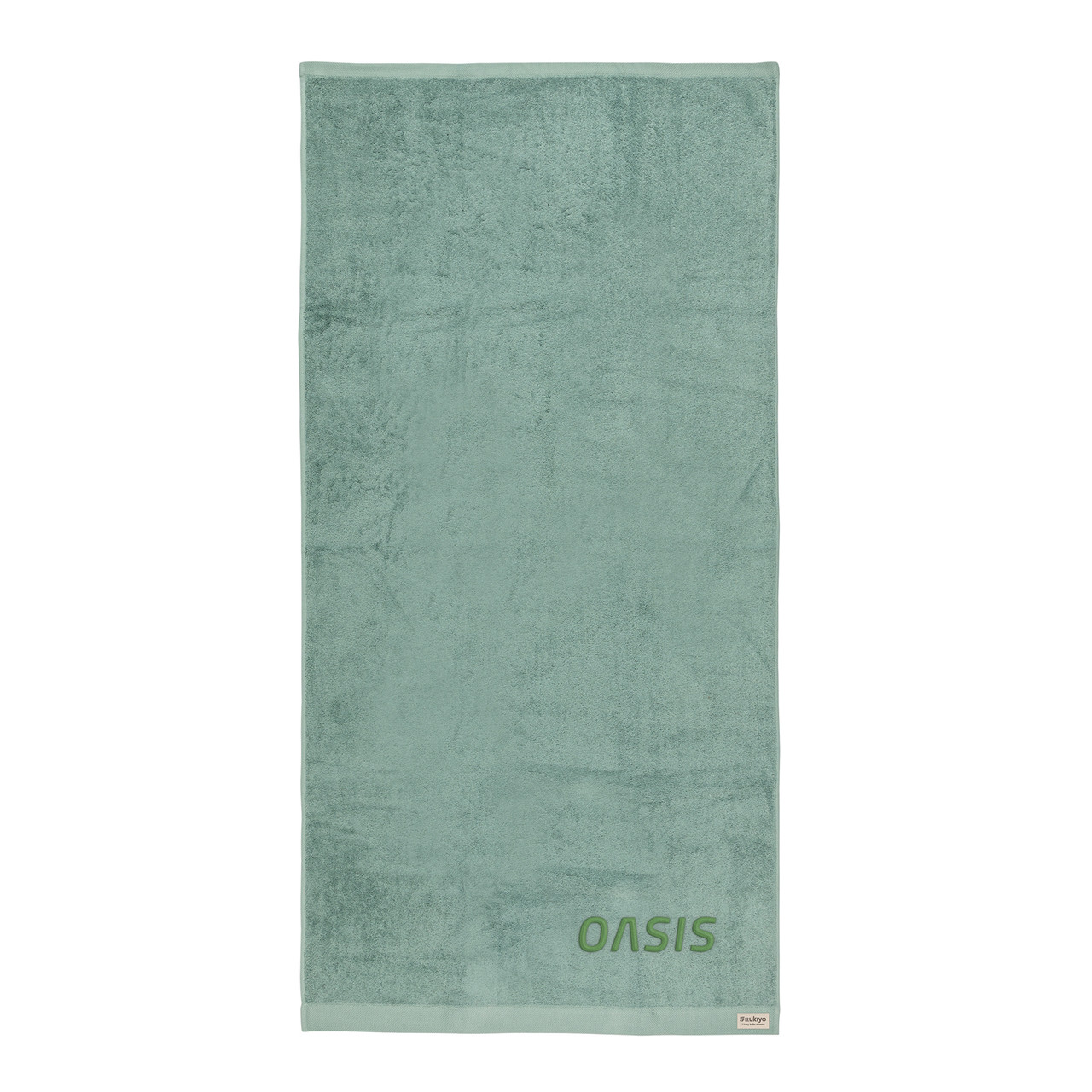 Банное полотенце Ukiyo Sakura из хлопка AWARE , 500 г/м², 70x140 см, зеленый; , Длина 140 см., ширина 70 см., - фото 4 - id-p112016739