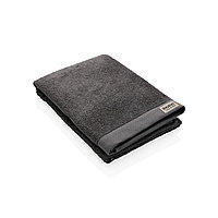 Банное полотенце Ukiyo Sakura из хлопка AWARE™, 500 г/м², 70x140 см, темно-серый; , Длина 140 см., ширина 70