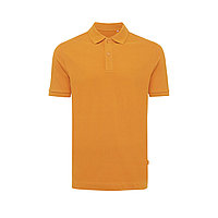 Рубашка поло Iqoniq Yosemite из переработанного хлопка-пике, унисекс, 220 г/м², солнечный оранжевый; , Длина