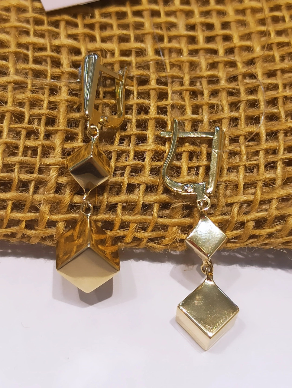 Серьги "Кубики", фото 1