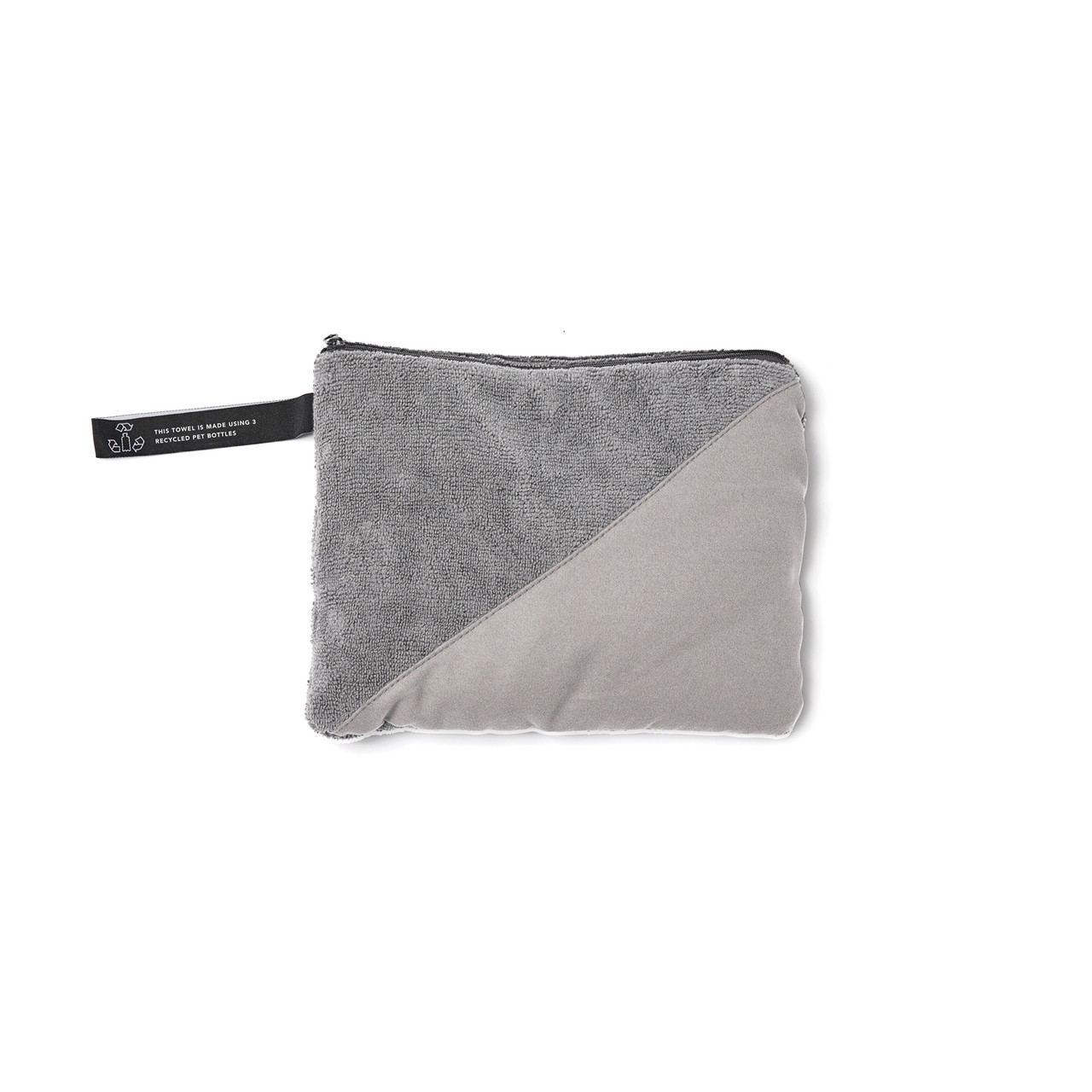 Спортивное полотенце VINGA из rPET, 40x80 см, серый; , Длина 80 см., ширина 40 см., высота 1 см., диаметр 0 - фото 2 - id-p112016841