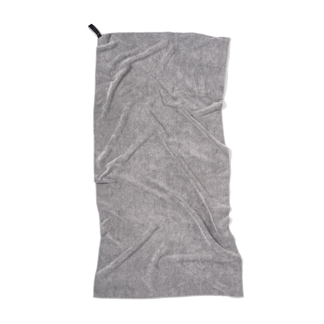Спортивное полотенце VINGA из rPET, 140x70 см, серый; , Длина 140 см., ширина 70 см., высота 1 см., диаметр 0