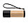 Карманный фонарик из бамбука и переработанного пластика RCS, коричневый; , Длина 3,2 см., ширина 3,2 см.,, фото 3