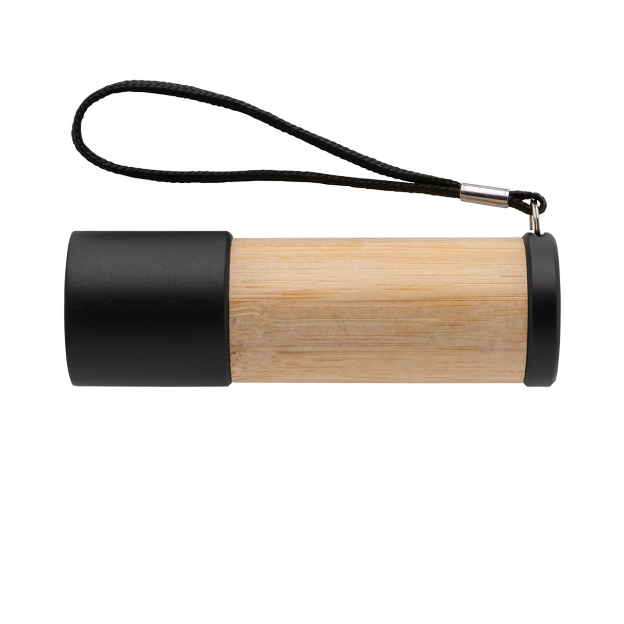 Карманный фонарик из бамбука и переработанного пластика RCS, коричневый; , Длина 3,2 см., ширина 3,2 см., - фото 3 - id-p112016863