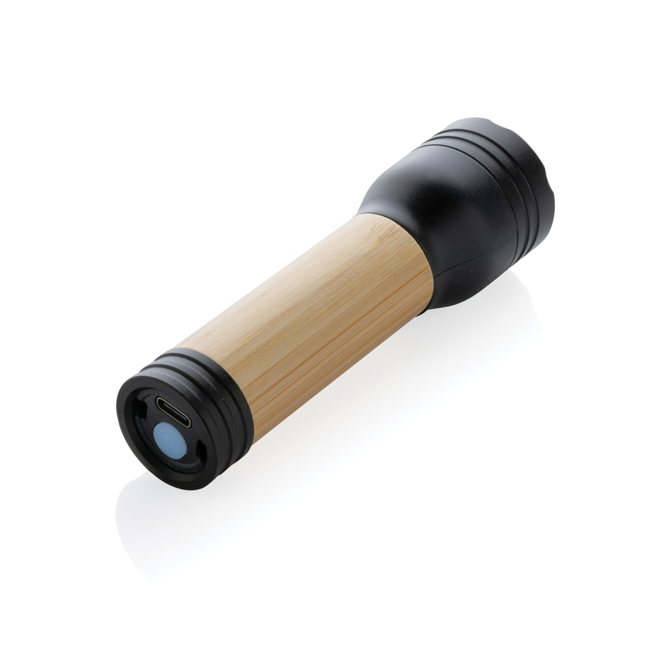Фонарь Lucid из бамбука и переработанного пластика RCS, 1 Вт, черный; коричневый, Длина 3,3 см., ширина 3,3 - фото 2 - id-p112016866