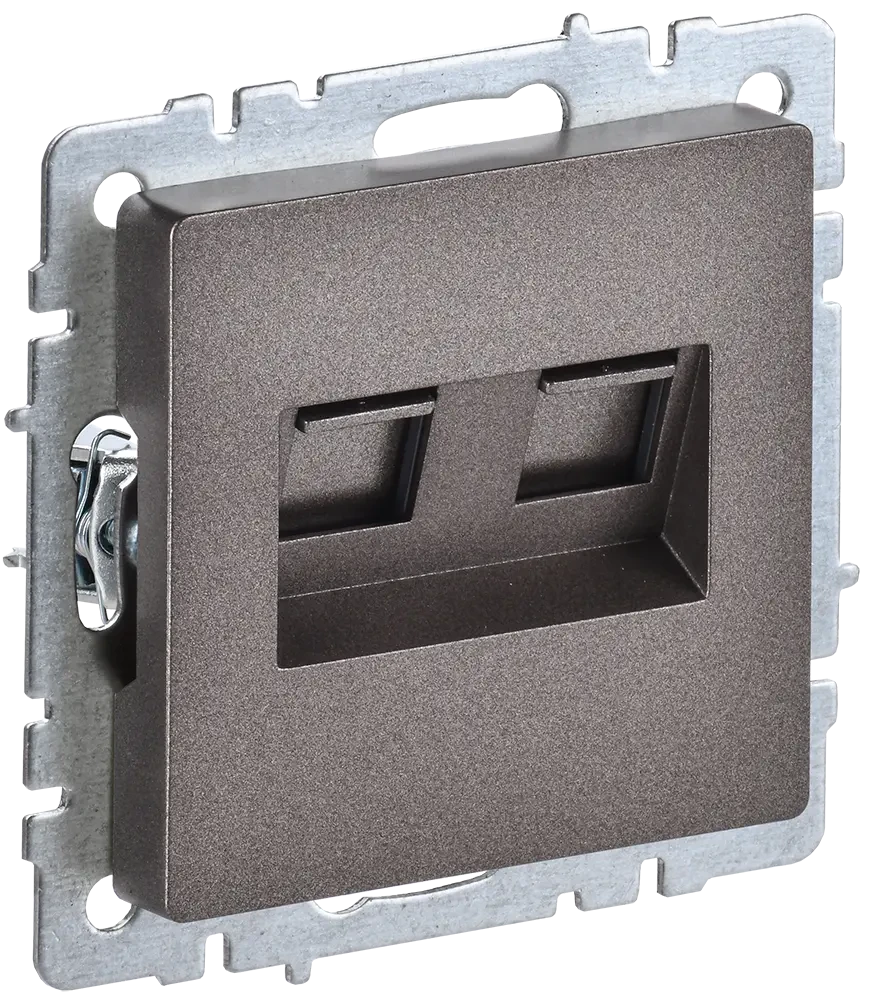 Заказать BRITE Розетка компьютерная двойная RJ45 кат.5E РК10-2-БрТБ ...