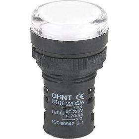 Индикатор световой ND16-22DS/4 белый АС230B (CHINT) 593085