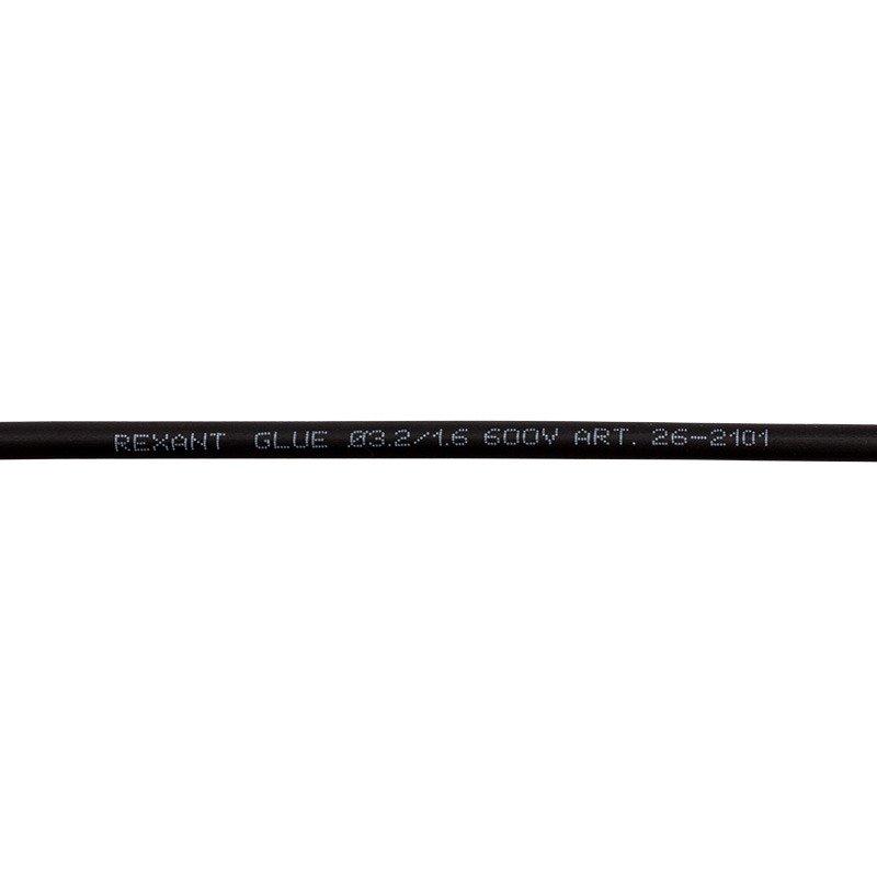 Трубка термоусаживаемая СТТК (2:1) двустенная клеевая 3,2/1,6мм, черная, упаковка 10 шт. по 1м REXANT - фото 4 - id-p111727367