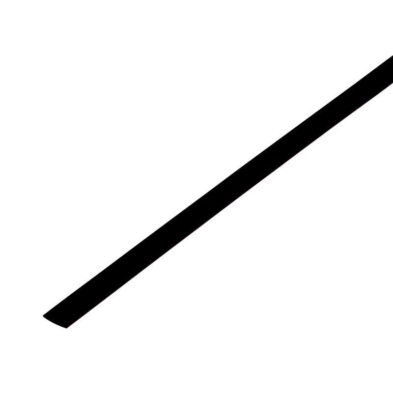 Трубка термоусаживаемая ТУТ нг 3,5/1,75мм, черная, упак. 50 шт. по 1м REXANT - фото 2 - id-p111727373