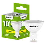 Лампа светодиодная MR16 софит 10Вт 230В 3000К GU5.3 GENERICA ИЭК, фото 2