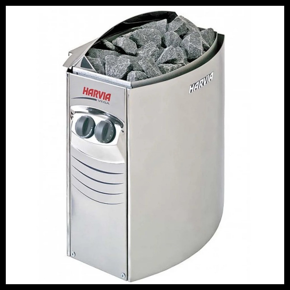 Электрическая печь для сауны Harvia Vega BC 90 (со встроенным пультом, мощность = 9 кВт, объем = 8-14 м3)