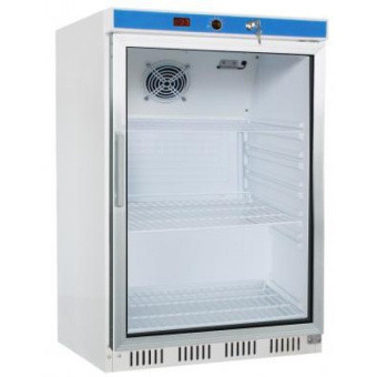 Шкаф холодильный формата 50,2*44 см объемом 130 л со стеклянный дверью, эмалированный Koreco HR200G - фото 1 - id-p110076929