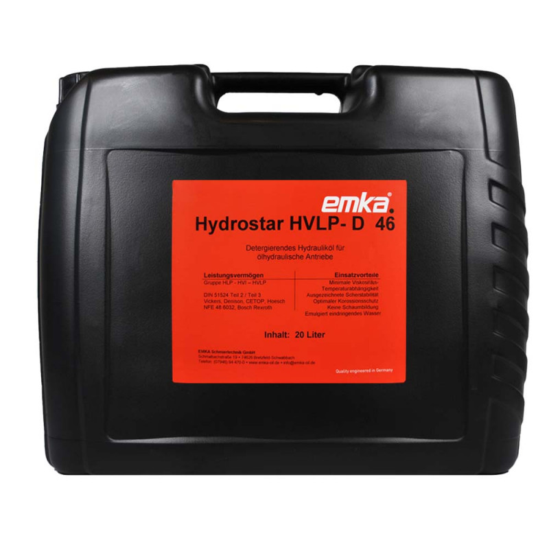 Гидравлическое масло Emka Hydrostar HVLP 32 20L - фото 1 - id-p110701905