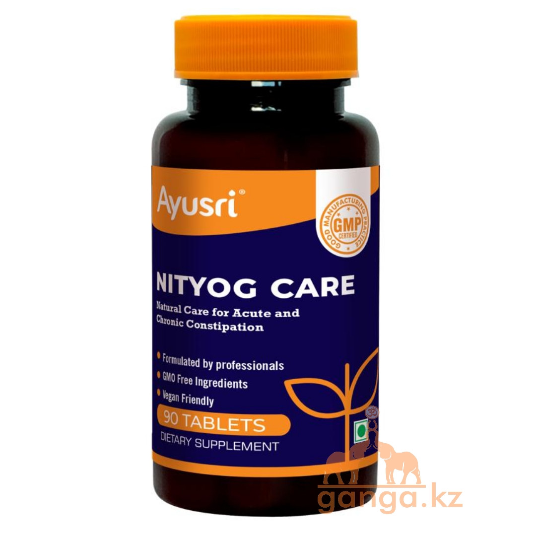 Нитьог - натуральное слабительное (Nityog AYUSRI), 90 таб